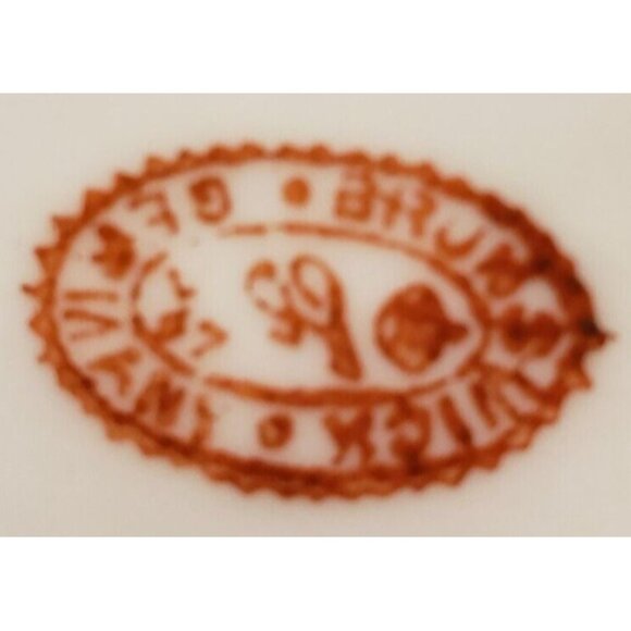 Trinket Dish with Handle- Porcelain- Brunswick Germany by Furstenburg - Picture 3 of 3